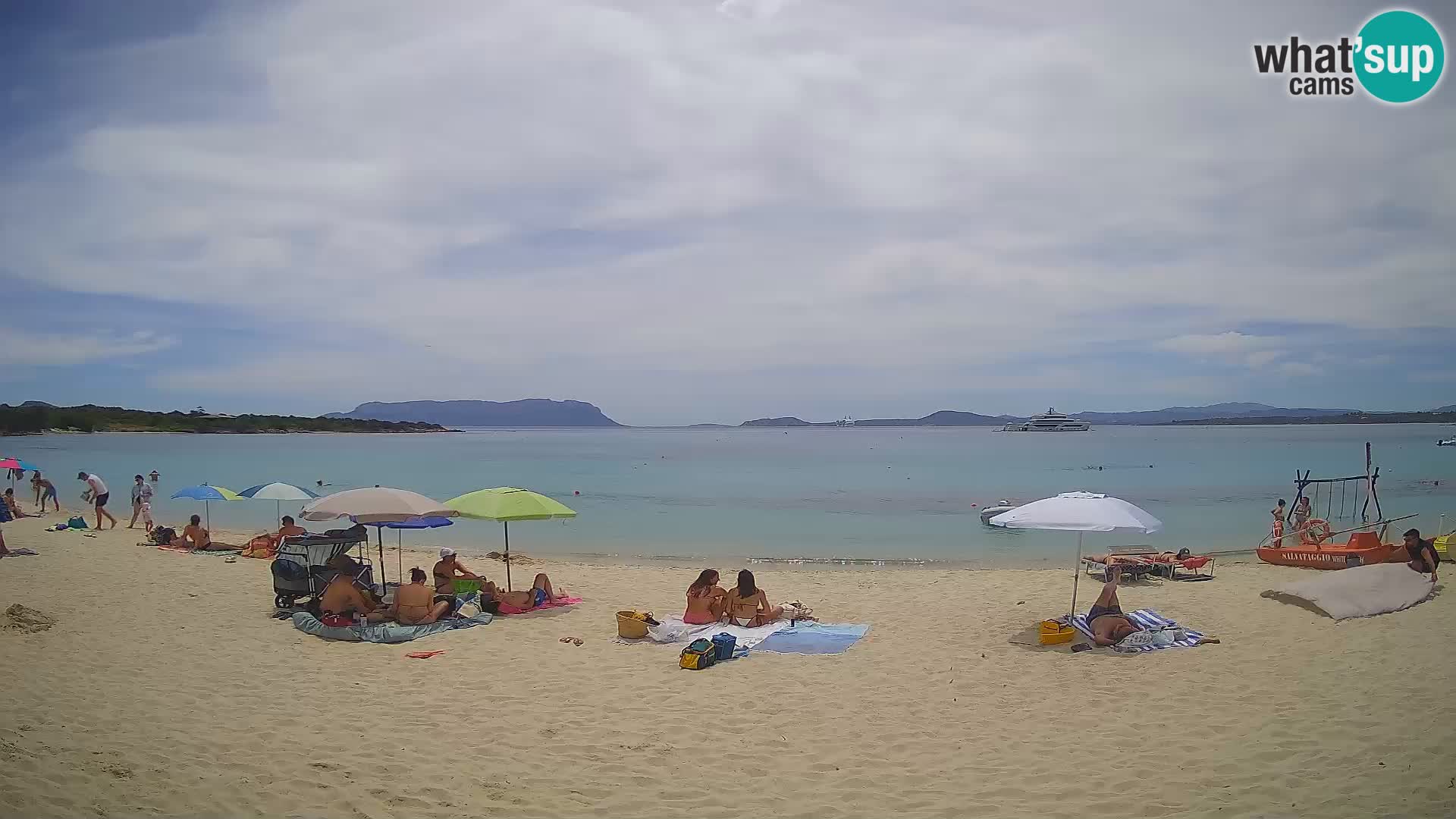 Spiaggia Bianca web cam – Golfo Aranci – Sardinien