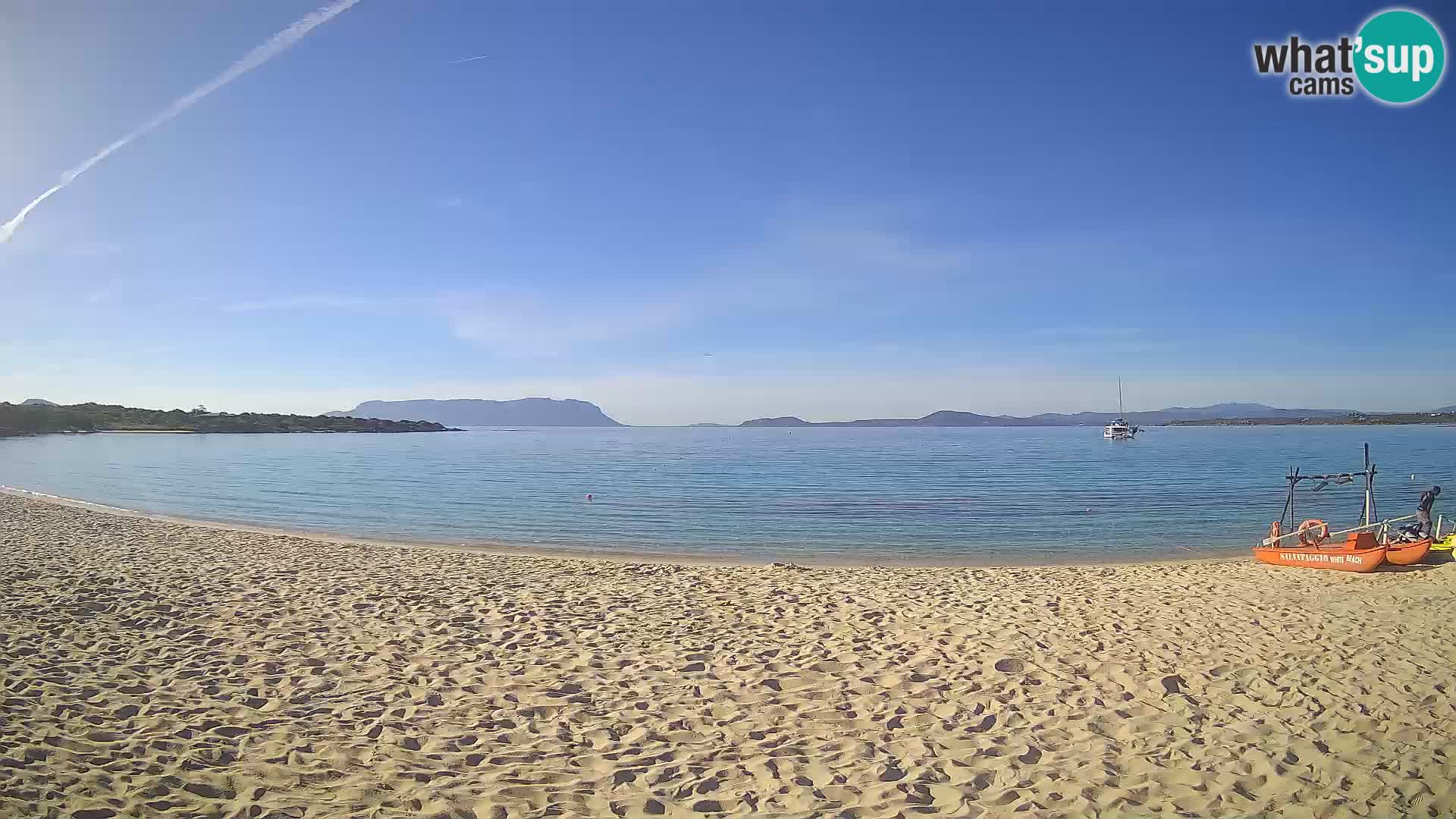 Spiaggia Bianca webcam – Golfo Aranci – Sardinia
