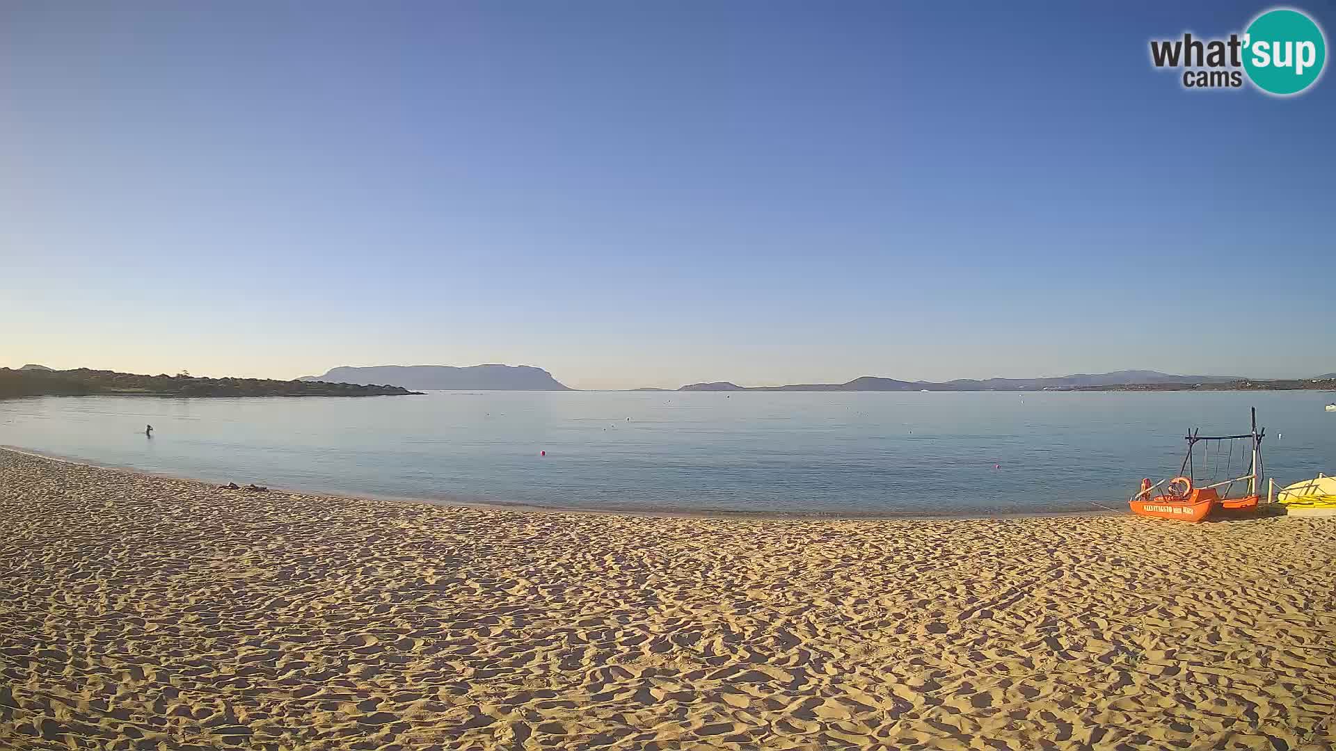 Spletana kamera Spiaggia Bianca – Golfo Aranci – Sardinija