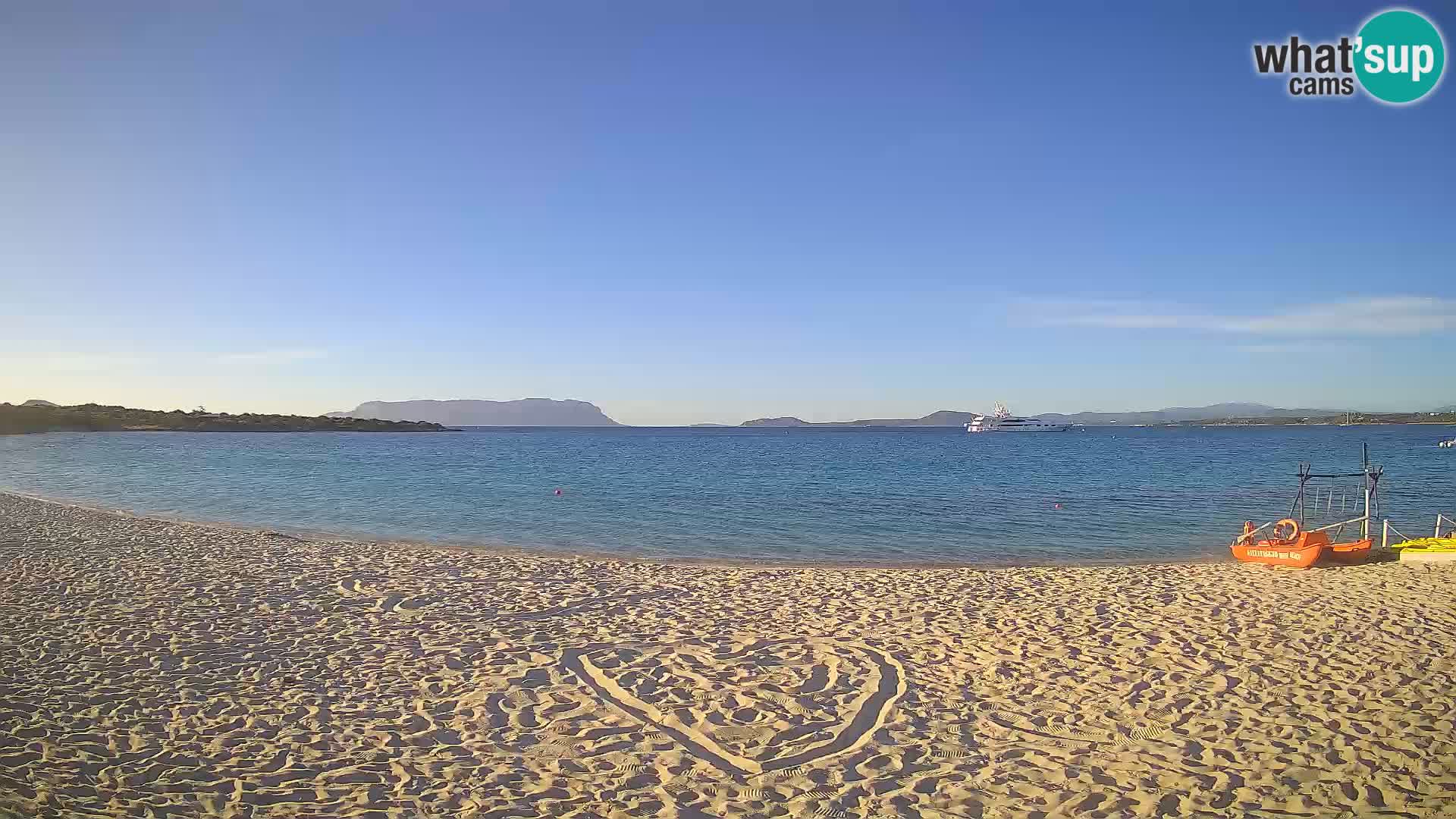 Web kamera Spiaggia Bianca – Golfo Aranci – Sardinija