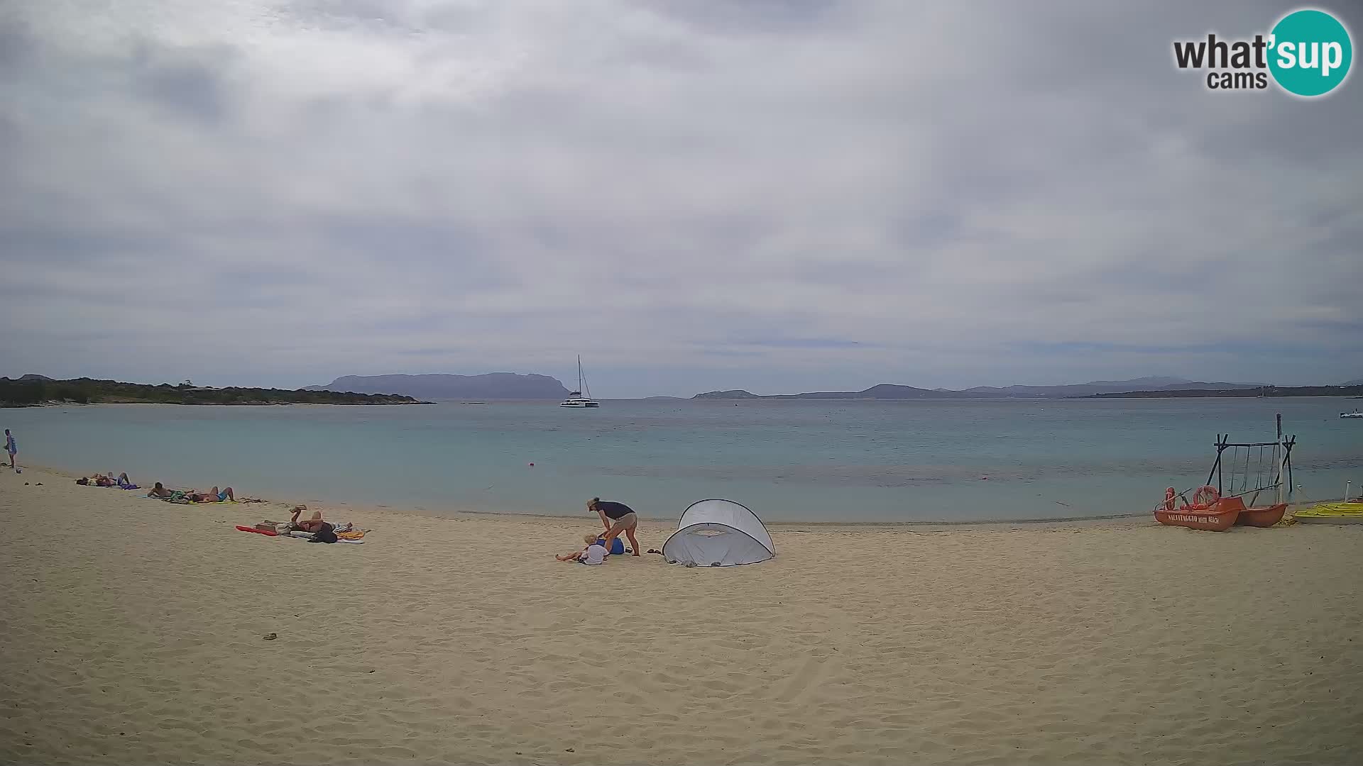 Spiaggia Bianca web cam – Golfo Aranci – Sardinien