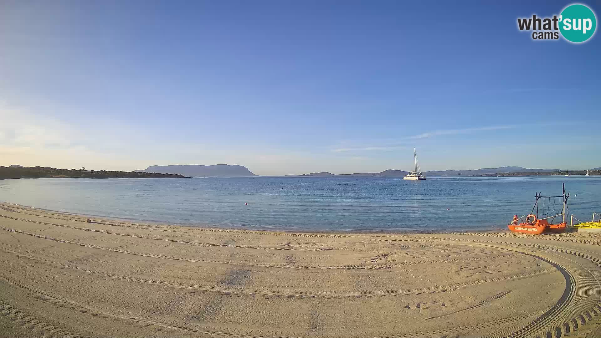 Spiaggia Bianca web cam – Golfo Aranci – Sardinien