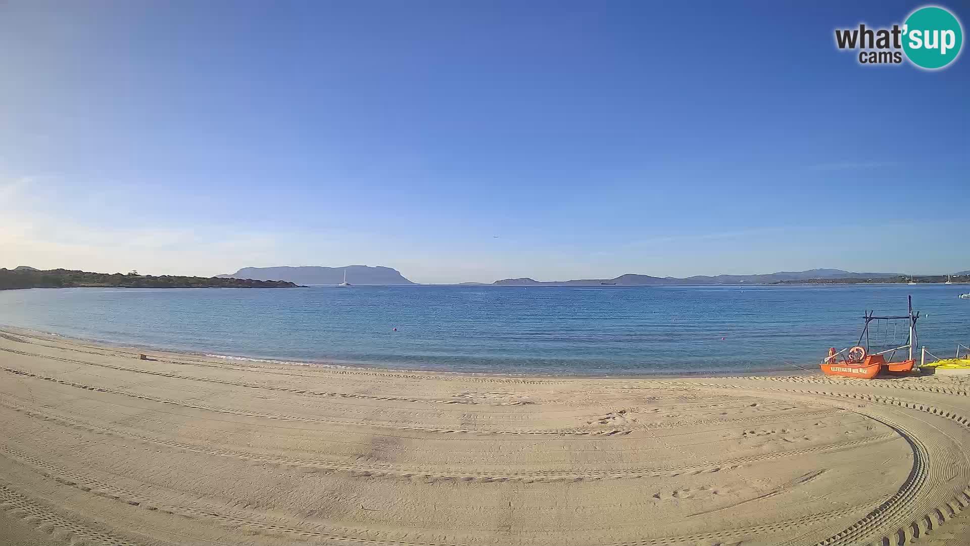 Spiaggia Bianca webcam – Golfo Aranci – Sardinia