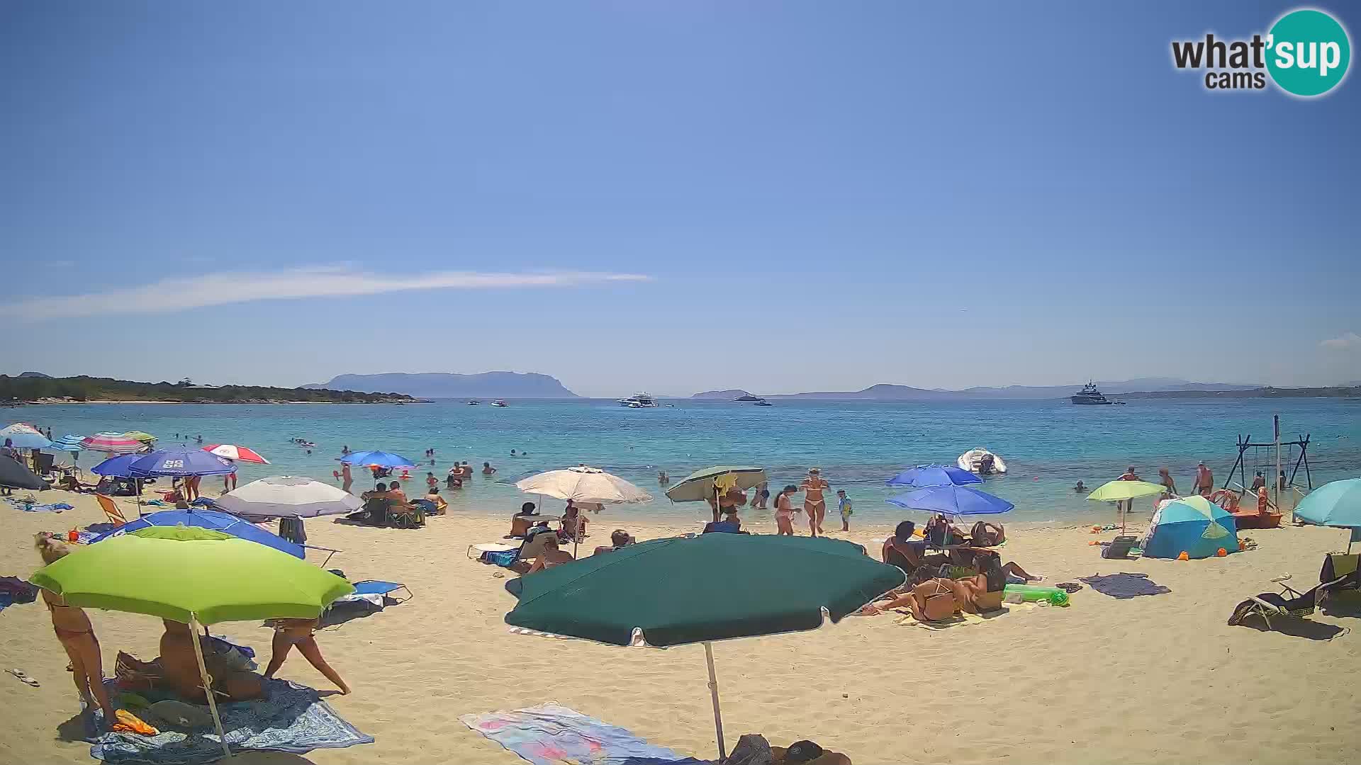 Spiaggia Bianca webcam – Golfo Aranci – Sardinia
