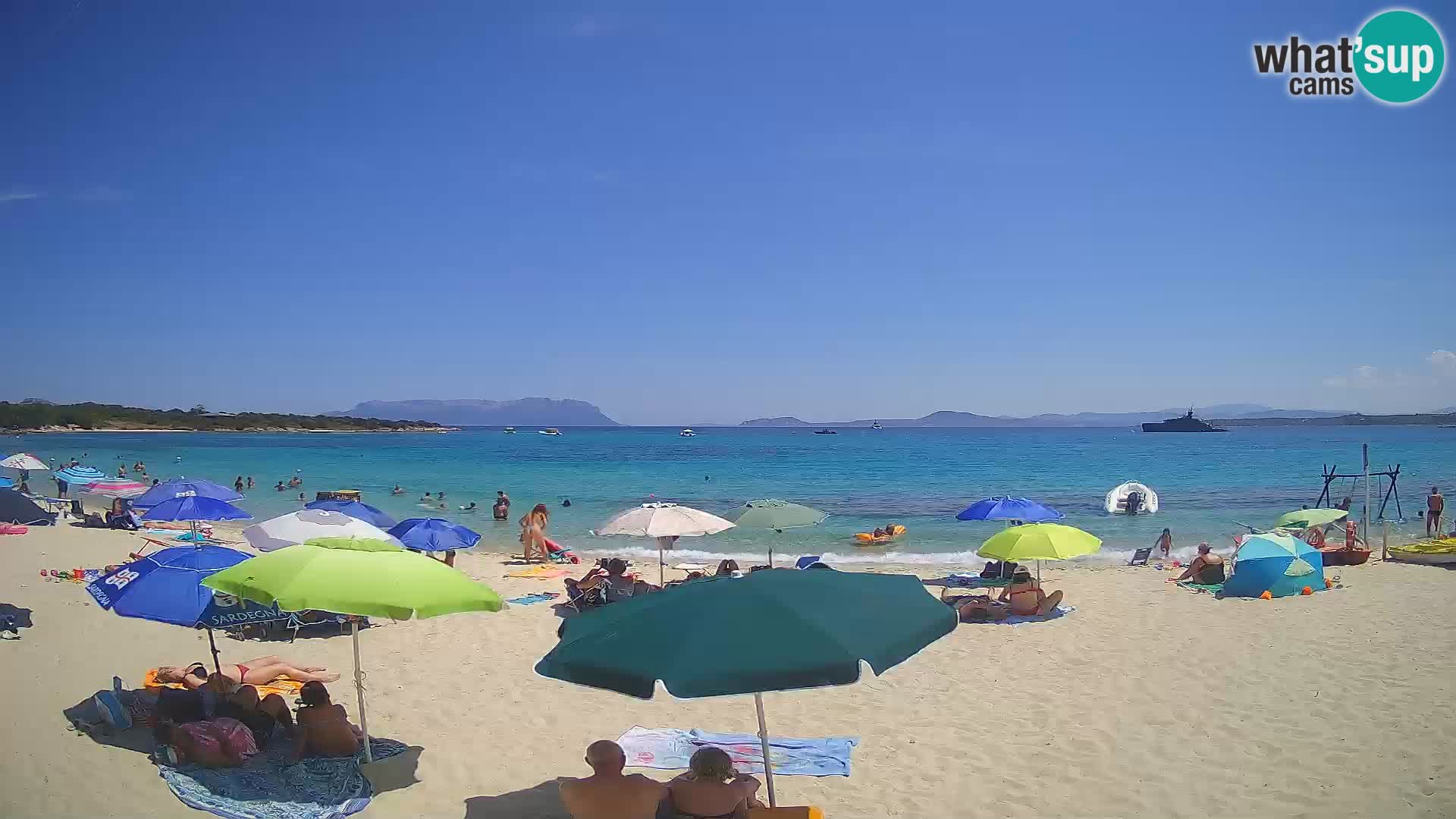 Web kamera Spiaggia Bianca – Golfo Aranci – Sardinija