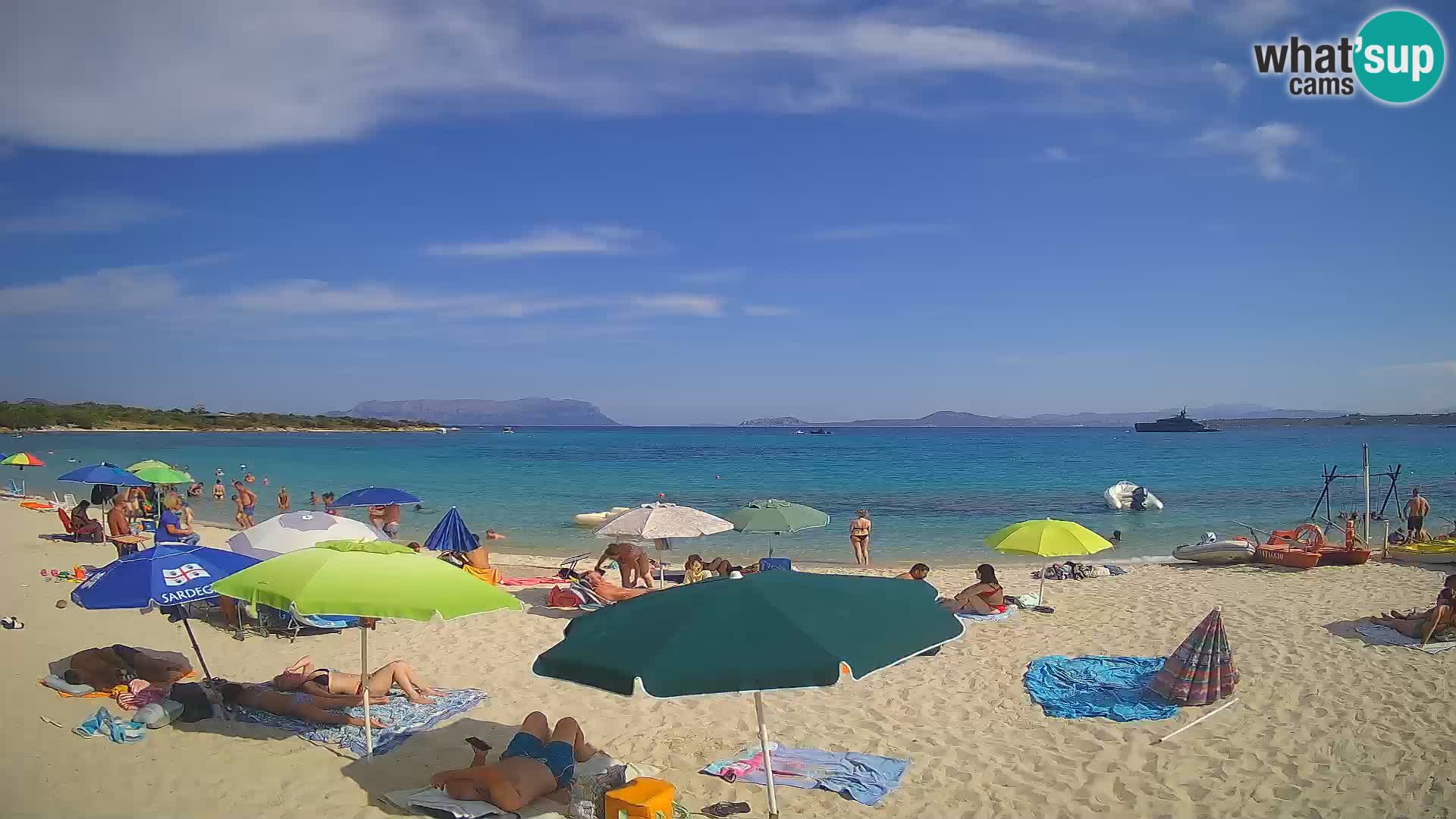 Spiaggia Bianca web cam – Golfo Aranci – Sardinien
