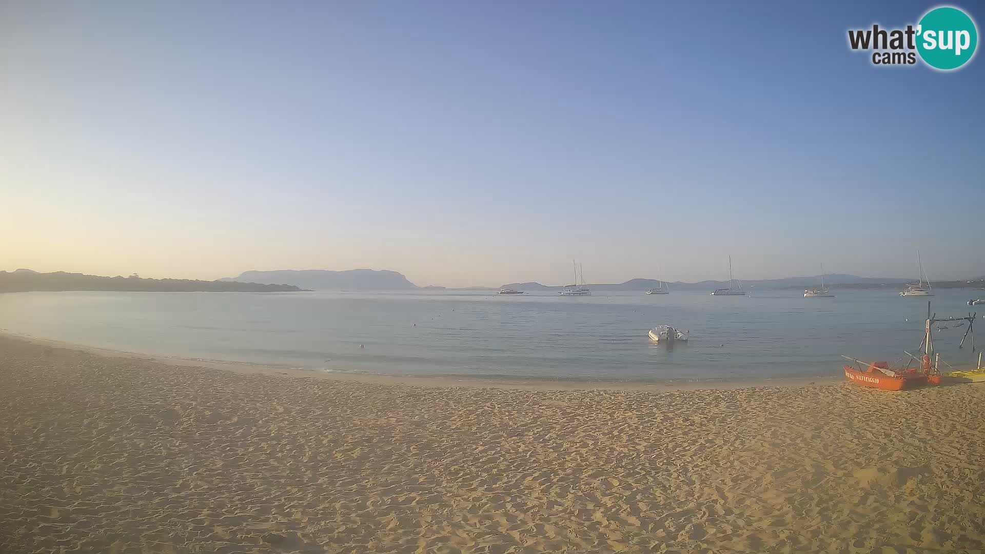 Spletana kamera Spiaggia Bianca – Golfo Aranci – Sardinija
