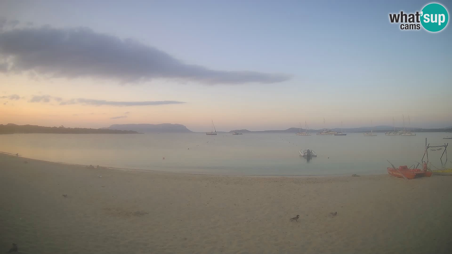 Spiaggia Bianca webcam – Golfo Aranci – Sardinia