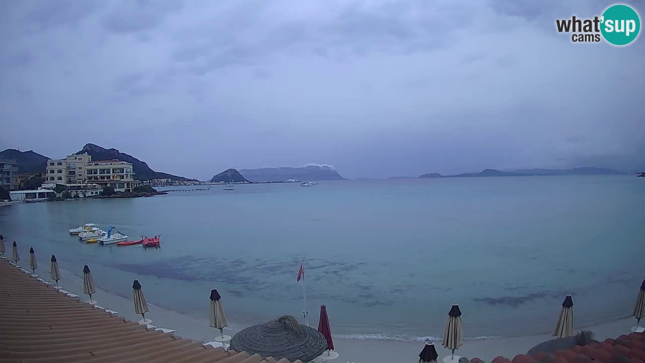 Webcam Terza Spiaggia Golfo Aranci – Vue en direct de la plage