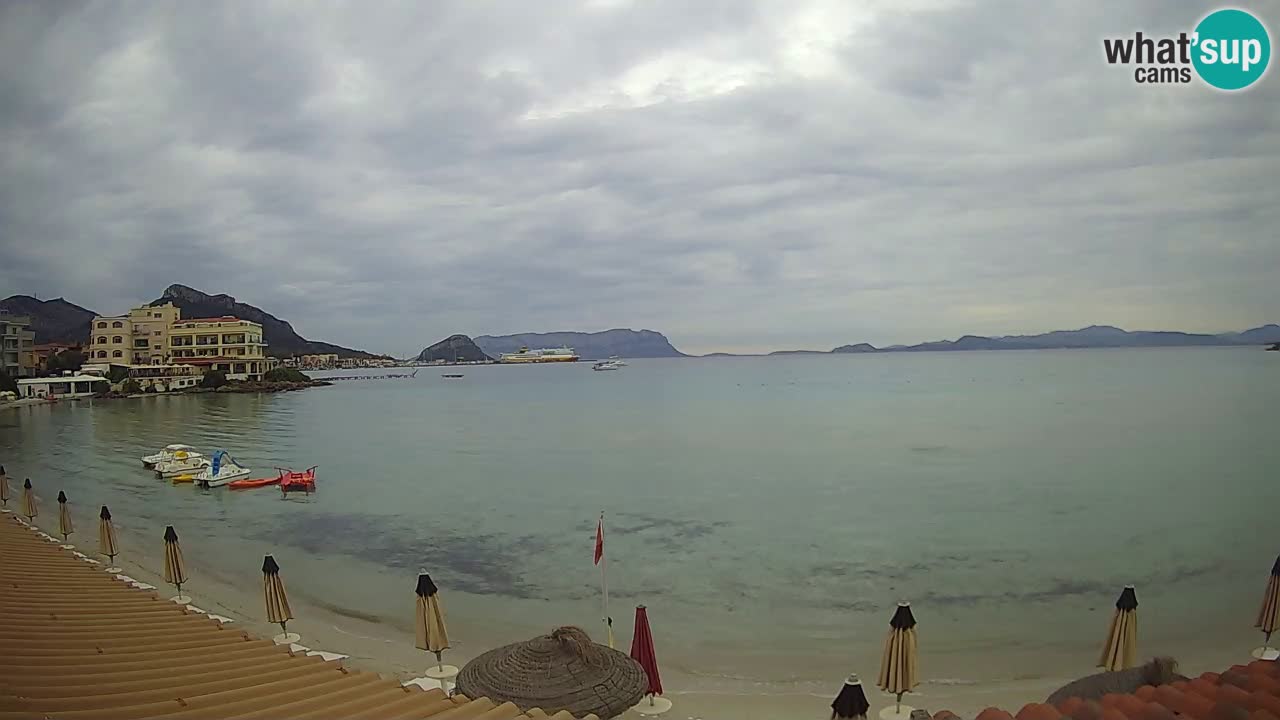 Webcam Terza Spiaggia Golfo Aranci – Vue en direct de la plage