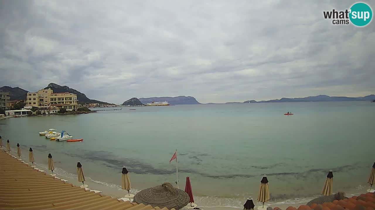 Webcam Terza Spiaggia Golfo Aranci – Vue en direct de la plage