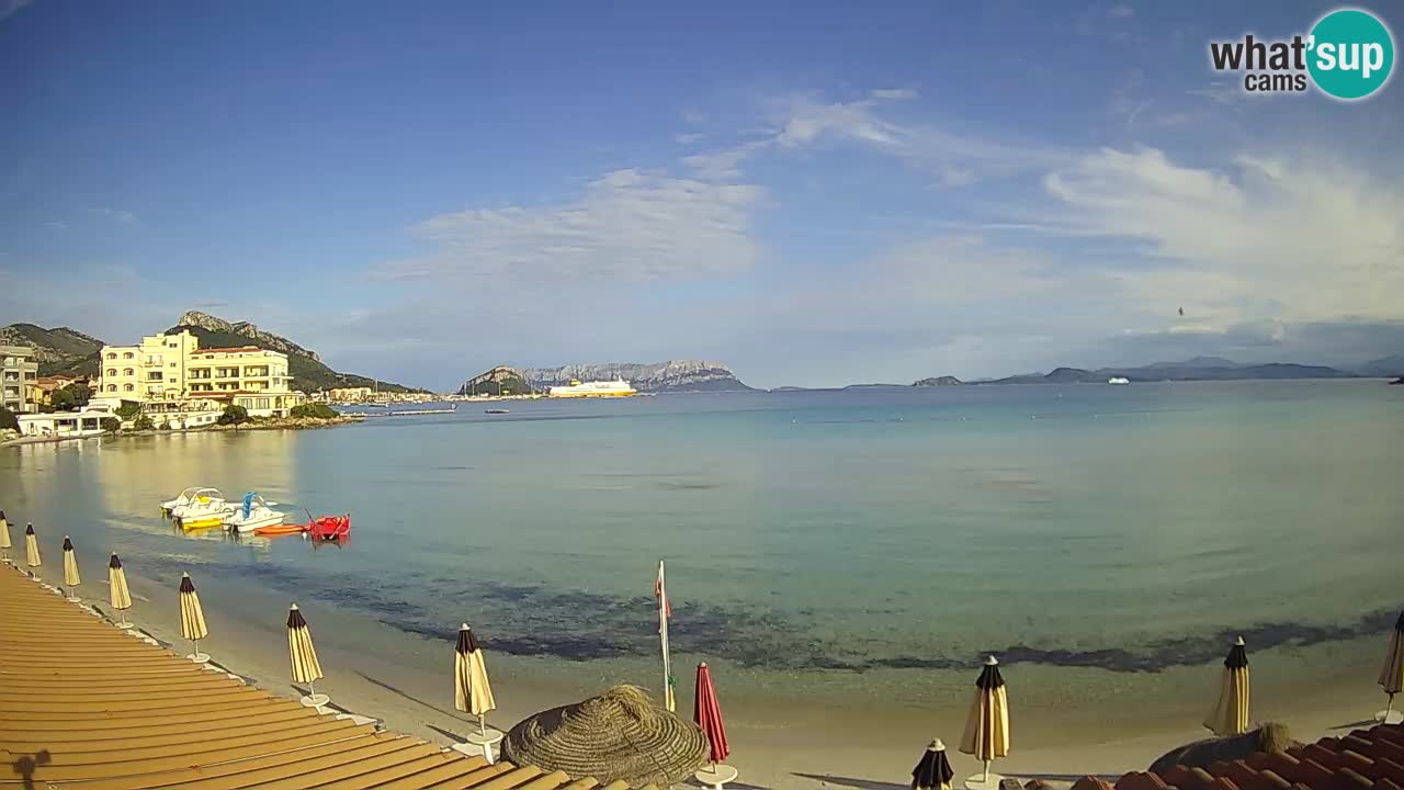 Webcam Terza Spiaggia Golfo Aranci – Liveblick auf den Strand