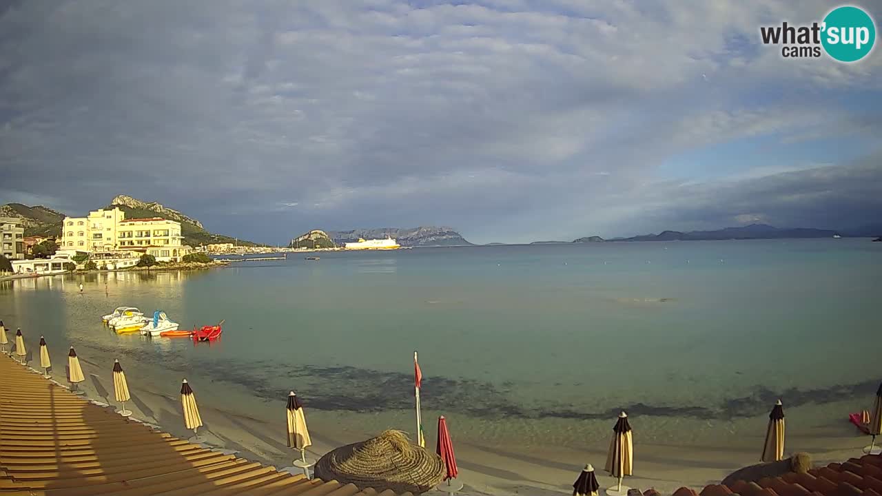 Webcam Terza Spiaggia Golfo Aranci – Liveblick auf den Strand