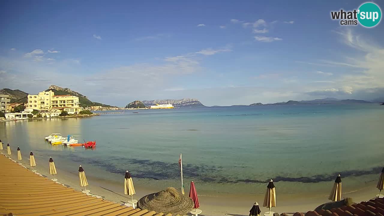 Webcam Terza Spiaggia Golfo Aranci – Vue en direct de la plage