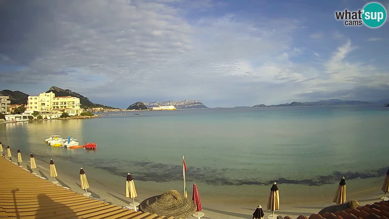 Webcam Terza Spiaggia Golfo Aranci – Liveblick auf den Strand