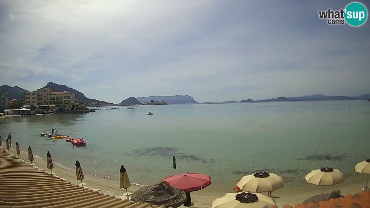 Web kamera Terza Spiaggia Golfo Aranci – Pogled uživo na plažu
