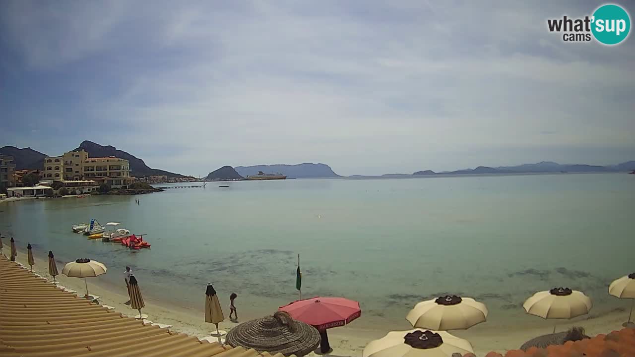 Web kamera Terza Spiaggia Golfo Aranci – Pogled uživo na plažu
