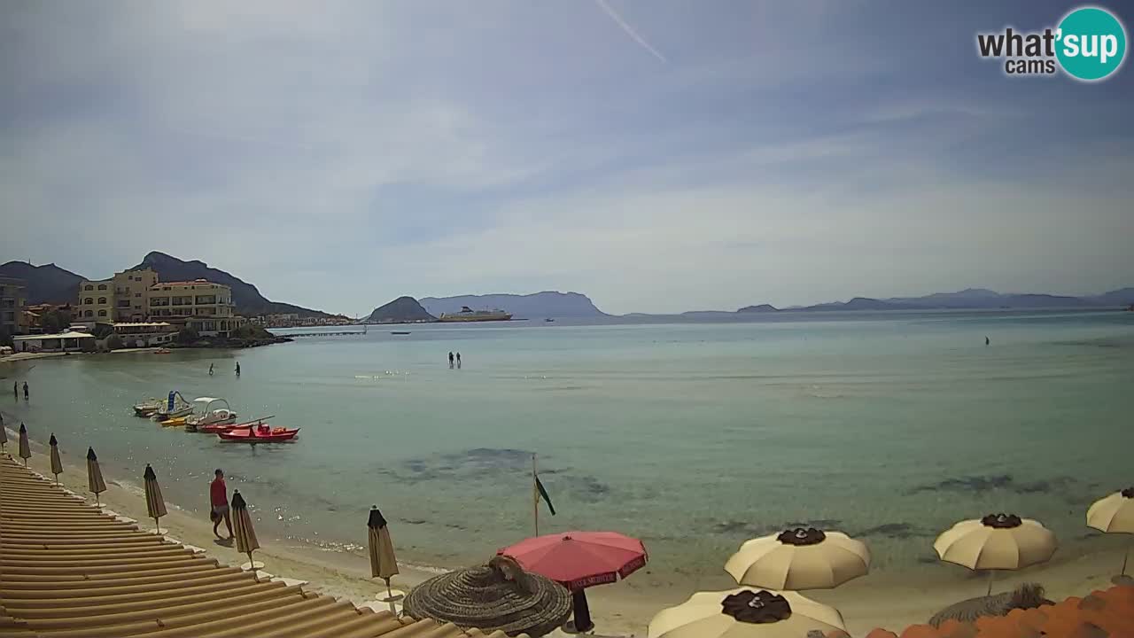 Webcam Terza Spiaggia Golfo Aranci – Liveblick auf den Strand