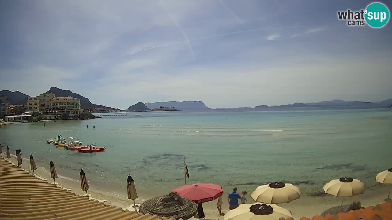 Webcam Terza Spiaggia Golfo Aranci – Vista mare in diretta