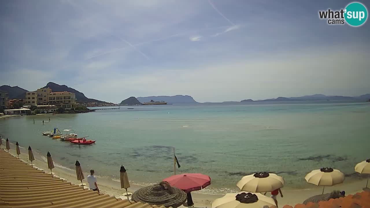 Webcam Terza Spiaggia Golfo Aranci – Liveblick auf den Strand