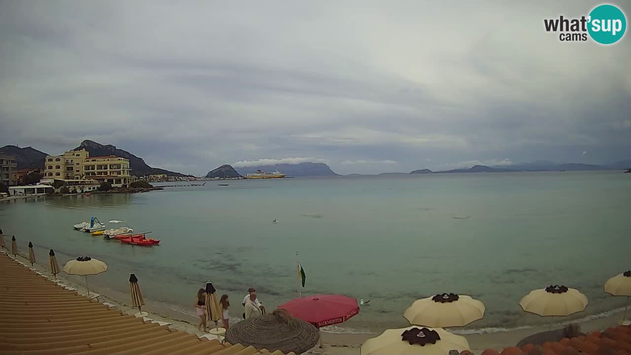 Webcam Terza Spiaggia Golfo Aranci – Vista en directo de la playa