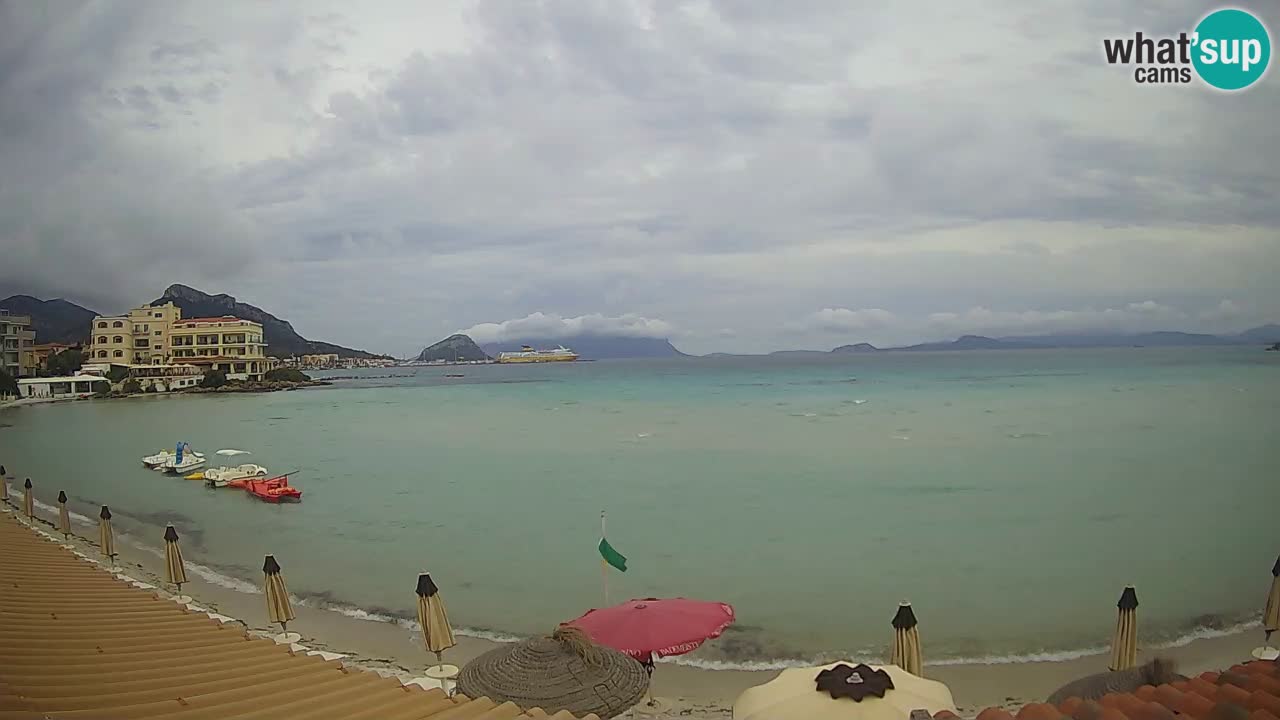 Webcam Terza Spiaggia Golfo Aranci – Liveblick auf den Strand