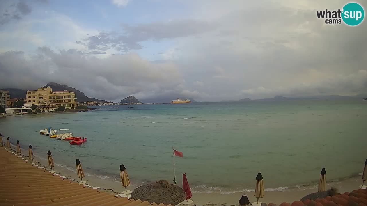 Webcam Terza Spiaggia Golfo Aranci – Vue en direct de la plage