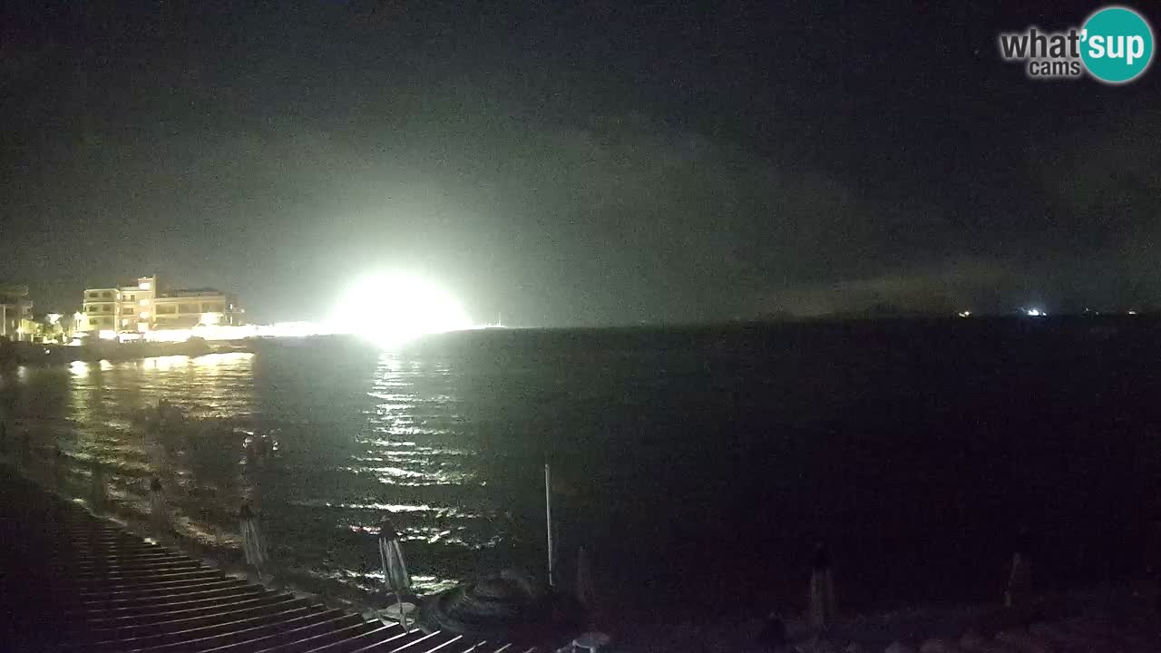 Webcam Terza Spiaggia Golfo Aranci – Vue en direct de la plage