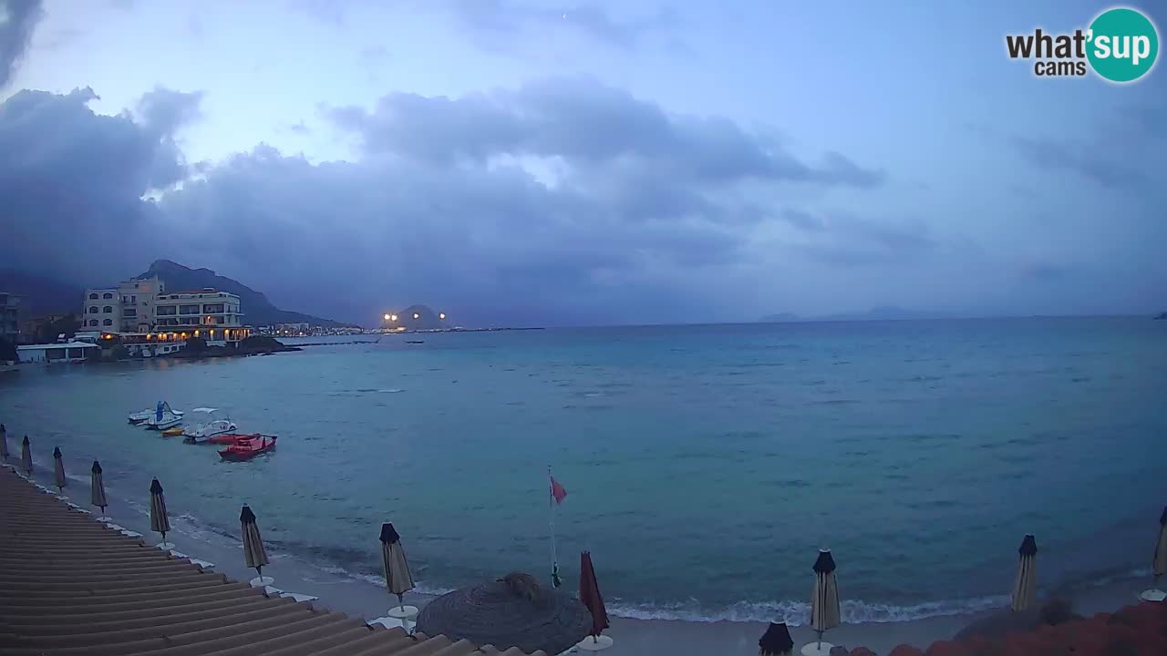 Webcam Terza Spiaggia Golfo Aranci – Vue en direct de la plage