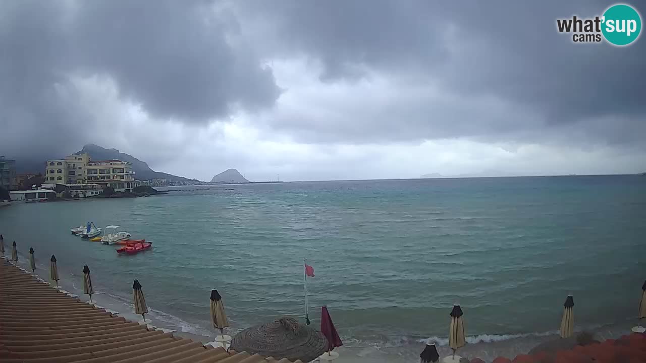 Webcam Terza Spiaggia Golfo Aranci – Vue en direct de la plage