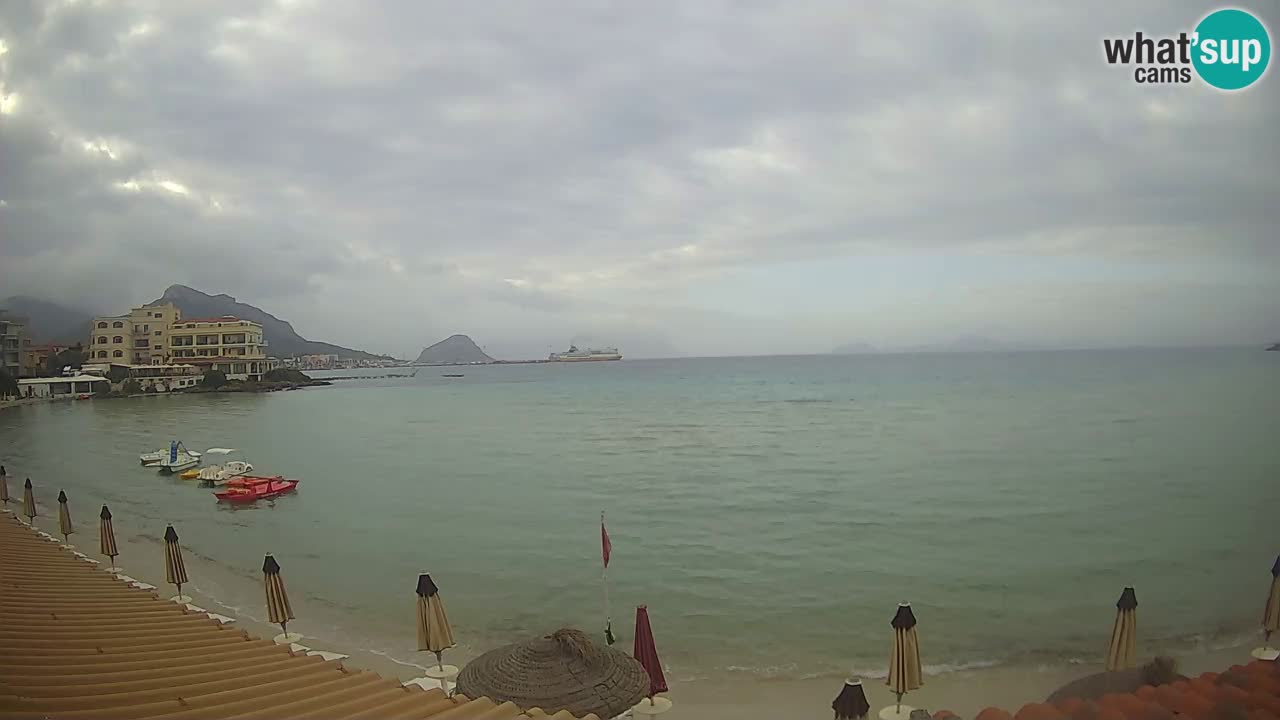Webcam Terza Spiaggia Golfo Aranci – Liveblick auf den Strand