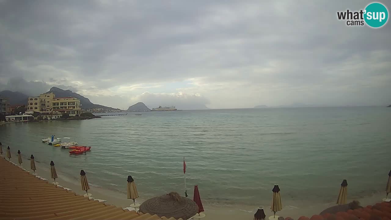 Webcam Terza Spiaggia Golfo Aranci – Vista en directo de la playa