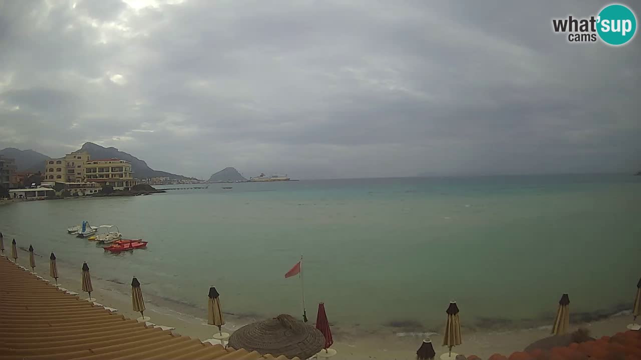 Webcam Terza Spiaggia Golfo Aranci – Vista en directo de la playa