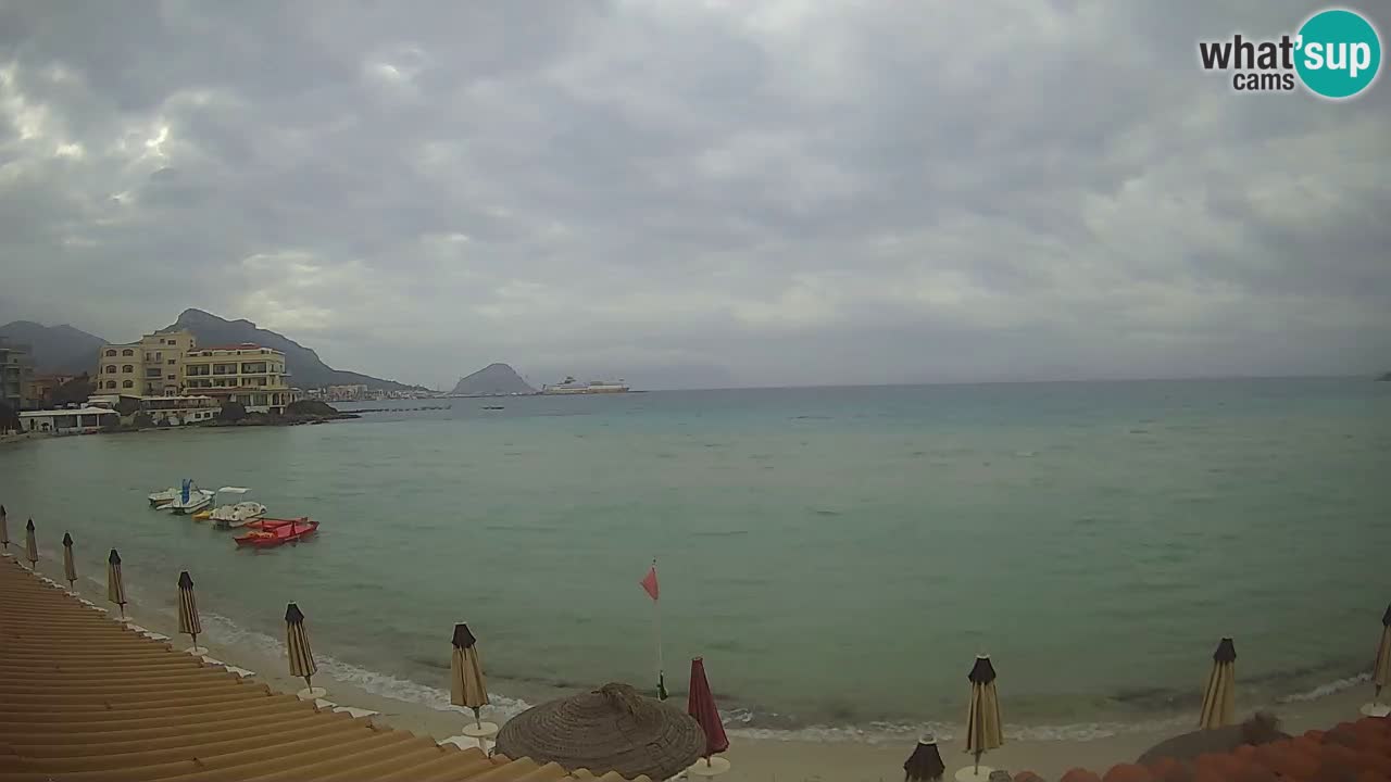 Webcam Terza Spiaggia Golfo Aranci – Vue en direct de la plage