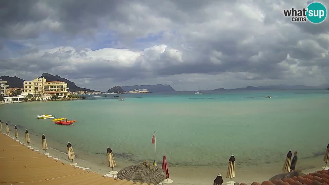 Webcam Terza Spiaggia Golfo Aranci – Vue en direct de la plage