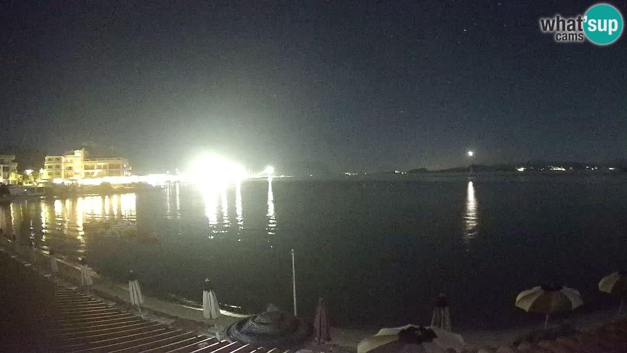 Webcam Terza Spiaggia Golfo Aranci – Vue en direct de la plage