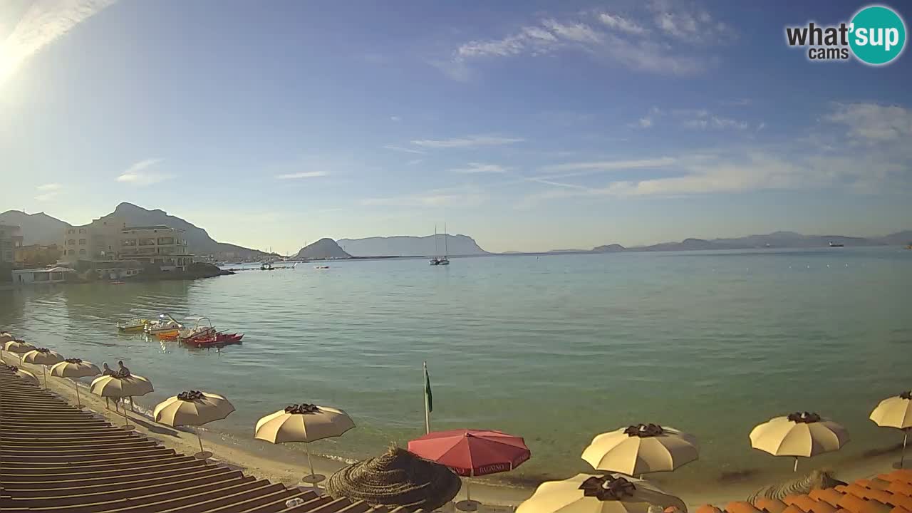 Webcam Terza Spiaggia Golfo Aranci – Vue en direct de la plage