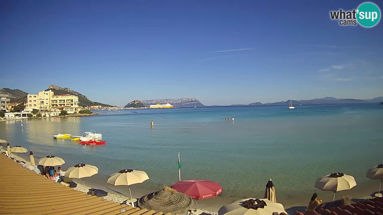 Webcam Terza Spiaggia Golfo Aranci – Vista en directo de la playa