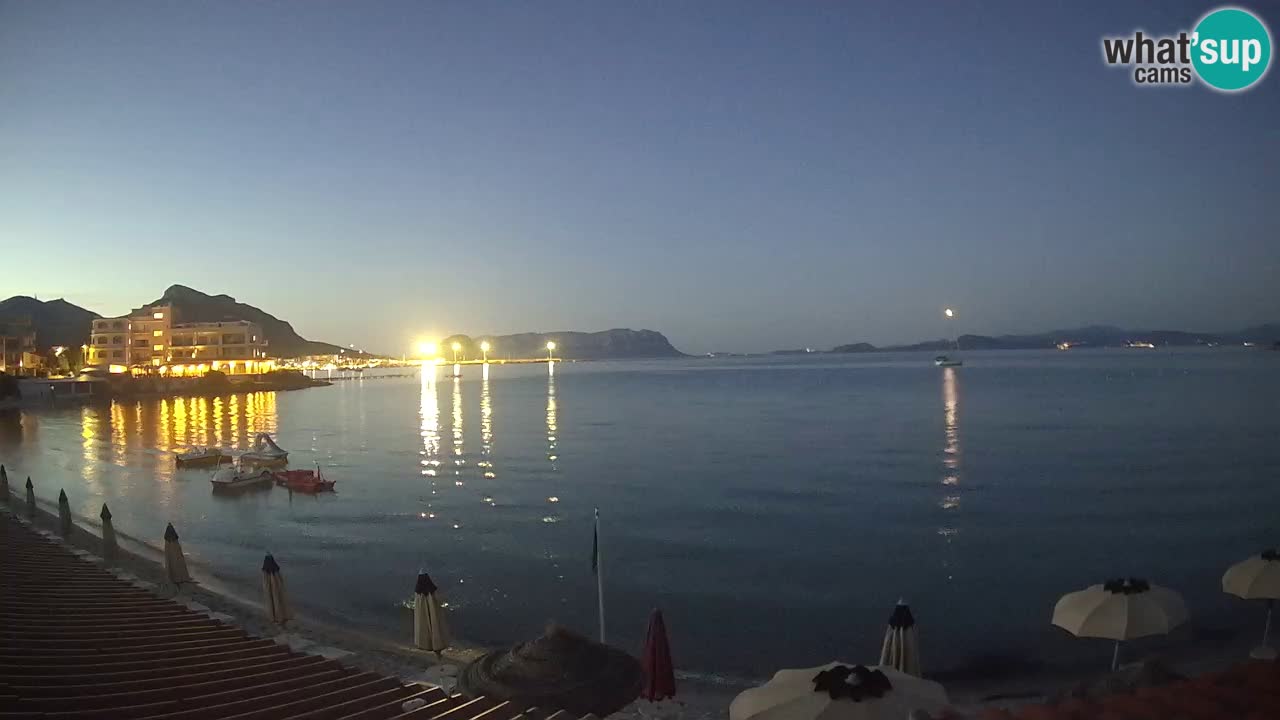 Webcam Terza Spiaggia Golfo Aranci – Vista en directo de la playa