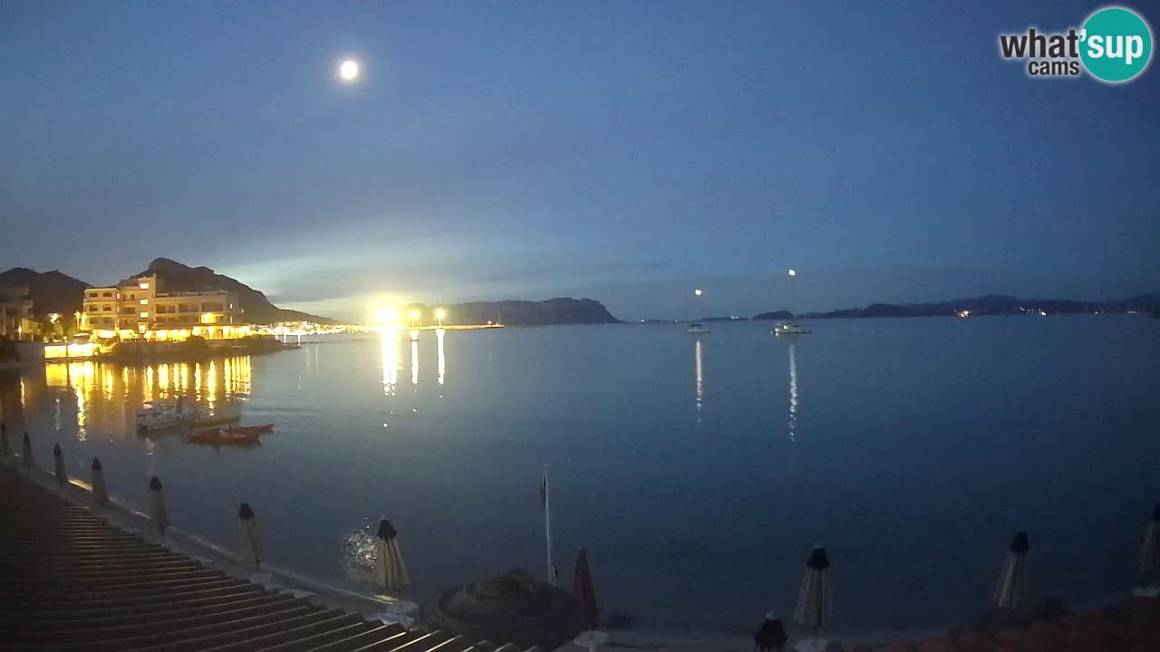 Webcam Terza Spiaggia Golfo Aranci – Vue en direct de la plage