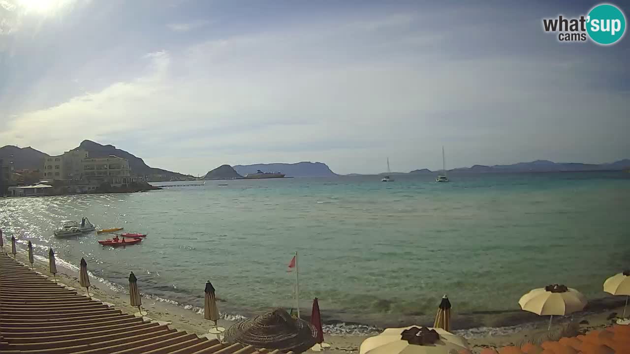 Web kamera Terza Spiaggia Golfo Aranci – Pogled uživo na plažu