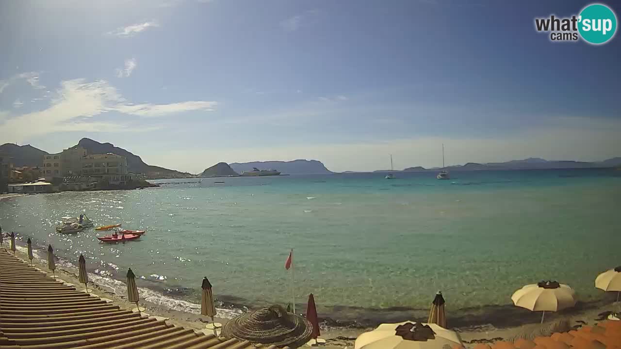 Webcam Terza Spiaggia Golfo Aranci – Liveblick auf den Strand