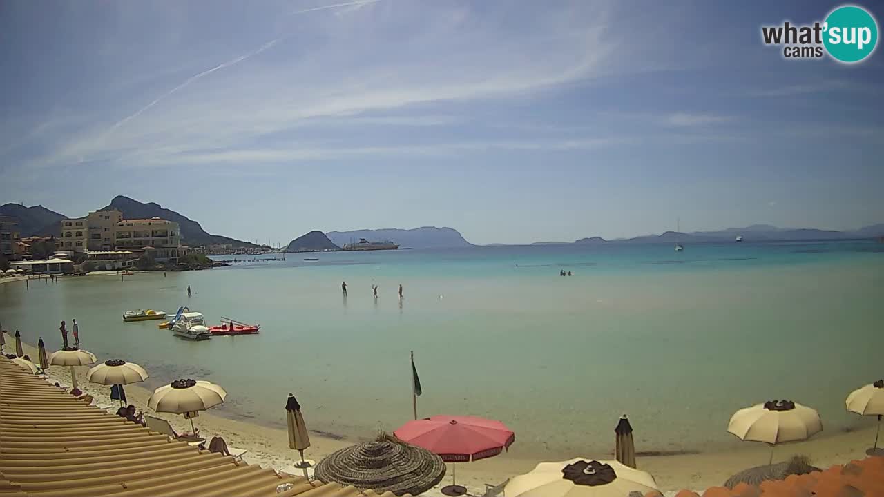 Webcam Terza Spiaggia Golfo Aranci – Vista en directo de la playa
