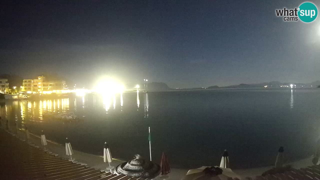 Webcam Terza Spiaggia Golfo Aranci – Vue en direct de la plage