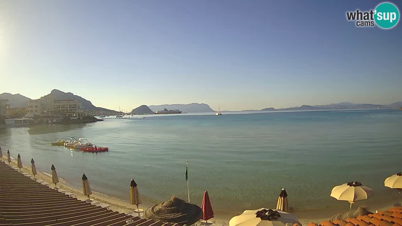 Webcam Terza Spiaggia Golfo Aranci – Vue en direct de la plage