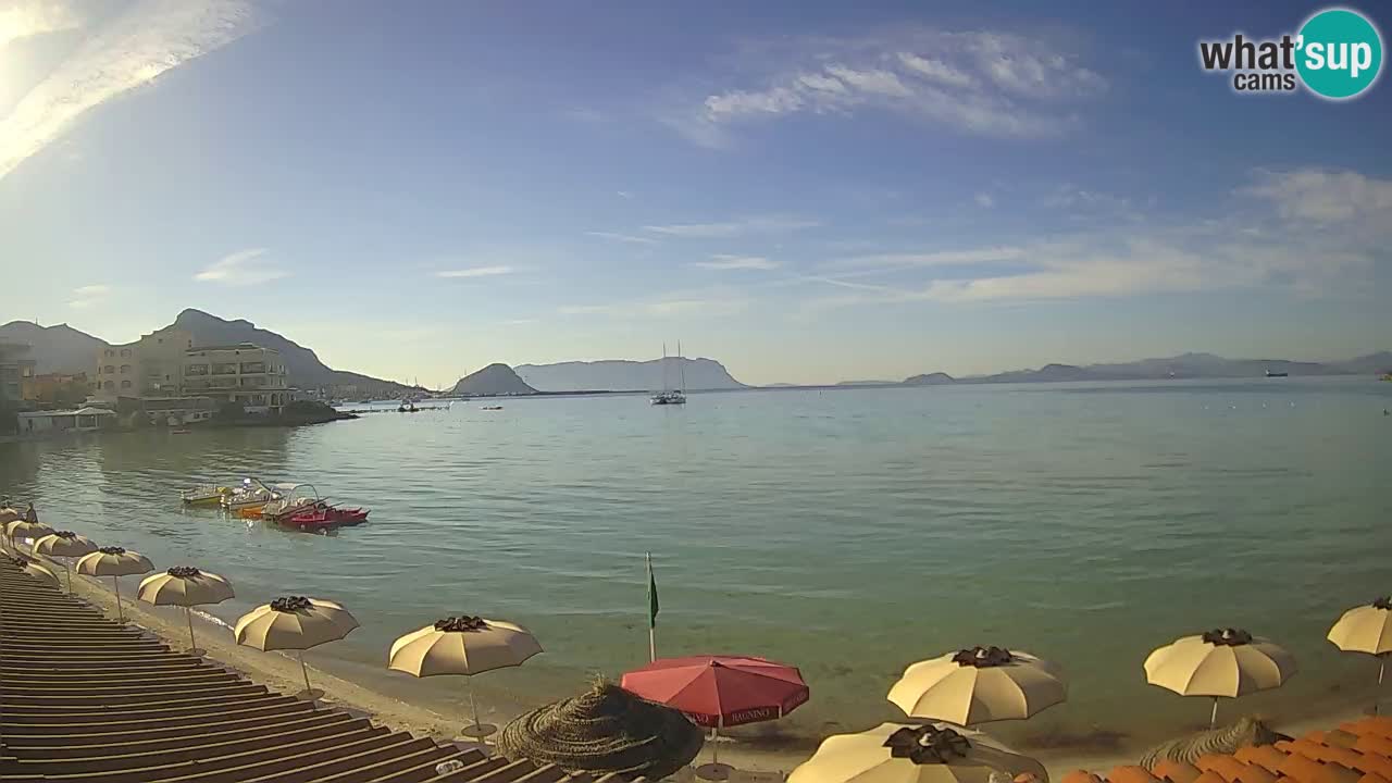 Webcam Terza Spiaggia Golfo Aranci – Liveblick auf den Strand