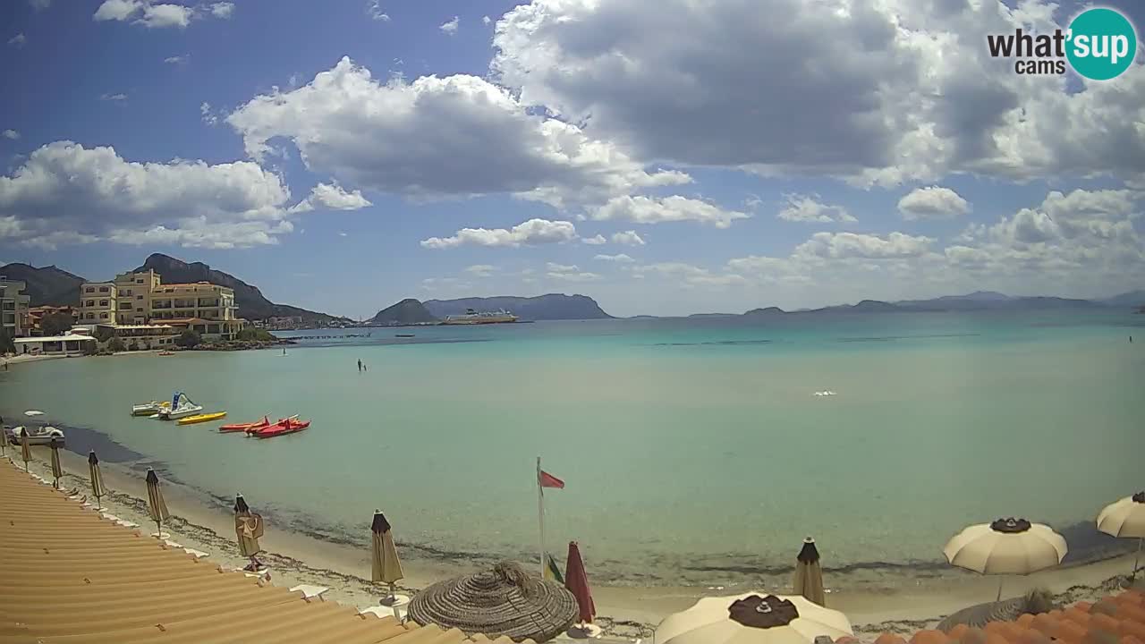 Webcam Terza Spiaggia Golfo Aranci – Vue en direct de la plage