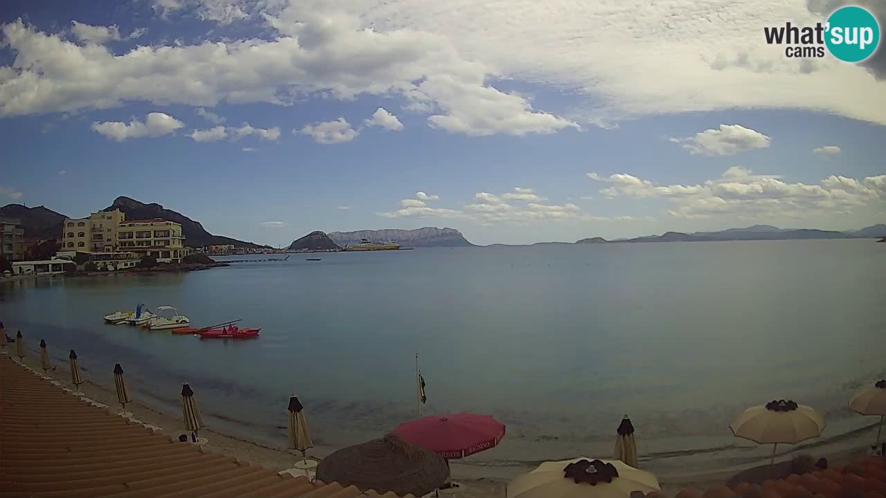 Webcam Terza Spiaggia Golfo Aranci – Vue en direct de la plage