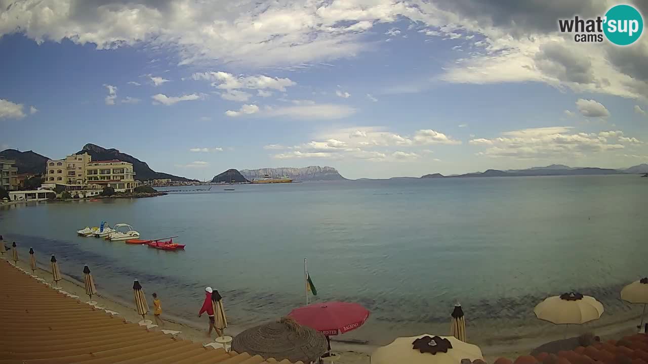 Webcam Terza Spiaggia Golfo Aranci – Vue en direct de la plage