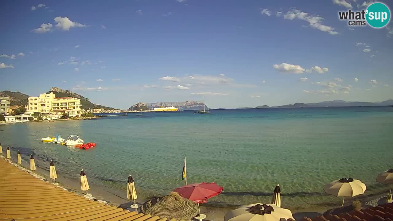 Webcam Terza Spiaggia Golfo Aranci – Liveblick auf den Strand